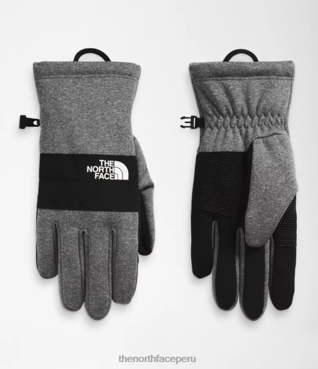 The North Face guantes sierra etip hombres accesorio 00TVT664 tnf gris medio jaspeado