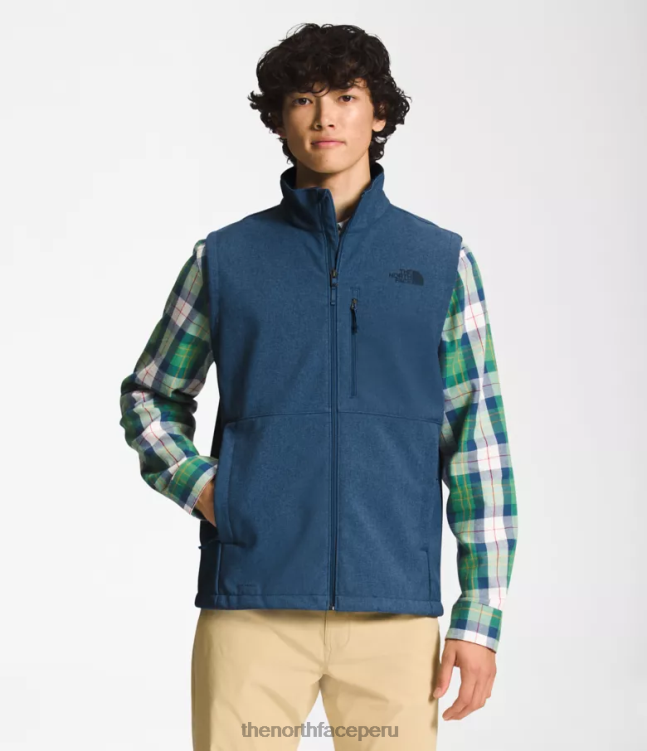 The North Face chaleco biónico apex hombres ropa 00TVT200 brezo azul sombreado