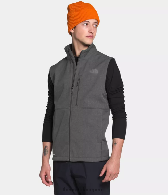 The North Face chaleco biónico apex hombres ropa 00TVT202 tnf gris oscuro jaspeado