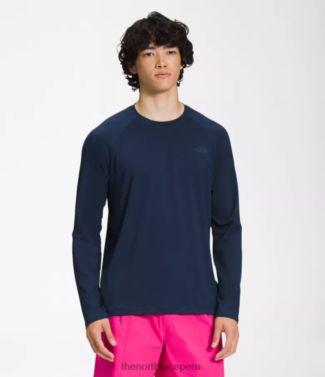 The North Face tapa de agua clase v hombres ropa 00TVT211 cumbre marina