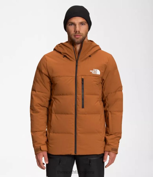 The North Face chaqueta de plumas corefire hombres ropa 00TVT1035 cuero marrón
