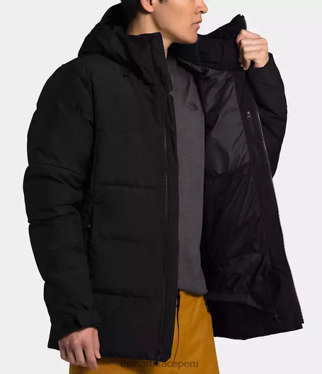The North Face chaqueta de plumas corefire hombres ropa 00TVT1036 negro