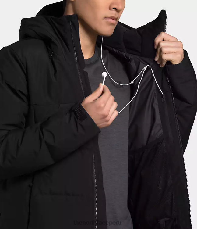 The North Face chaqueta de plumas corefire hombres ropa 00TVT1036 negro