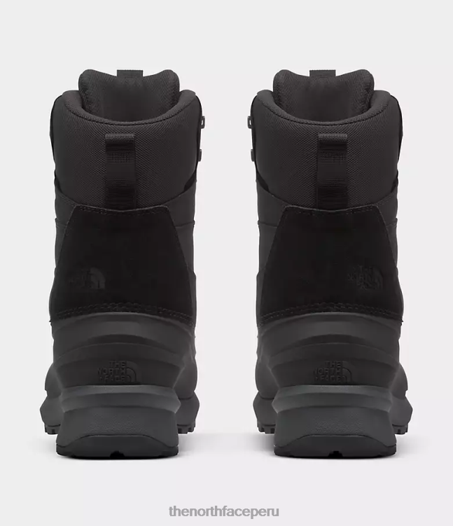 The North Face botas impermeables chilkat v 400 hombres calzado 00TVT1266 tnf negro/gris asfalto