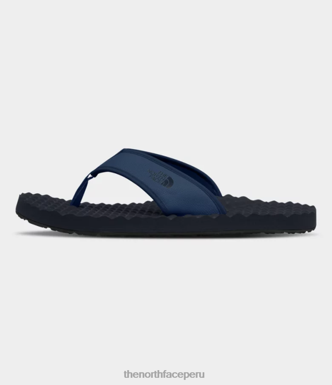 The North Face chanclas del campamento base ii hombres calzado 00TVT495 azul sombreado/azul marino urbano