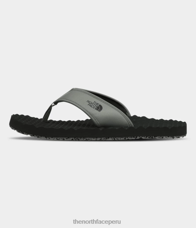 The North Face chanclas del campamento base ii hombres calzado 00TVT497 verde agave/tnf negro