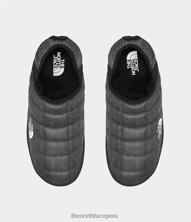 The North Face mulas de tracción thermoball v hombres calzado 00TVT1128 estampado brezo gris fantasma/negro tnf