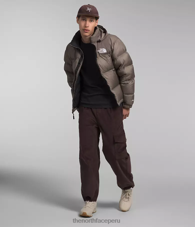 The North Face chaqueta retro nuptse 1996 hombres ropa 00TVT470 halcón marrón