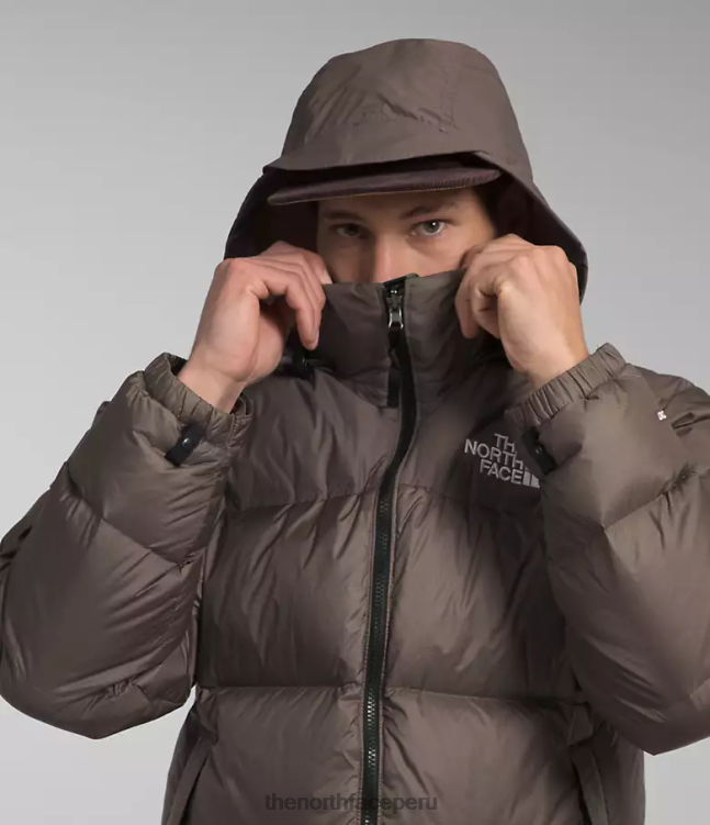 The North Face chaqueta retro nuptse 1996 hombres ropa 00TVT470 halcón marrón