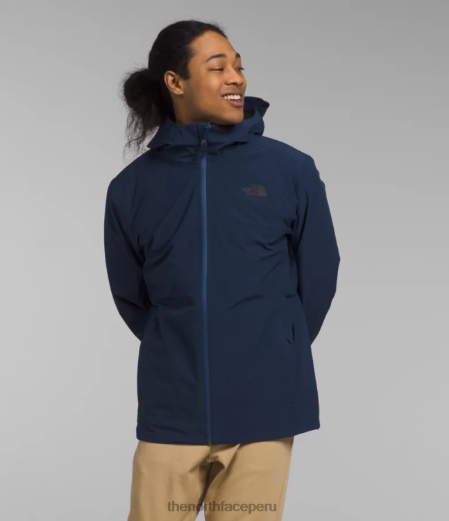 The North Face chaqueta termoball eco triclimate hombres ropa 00TVT476 azul marino cumbre/azul sombreado