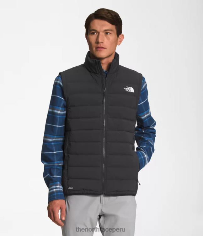 The North Face chaleco elástico Belleview hombres ropa 00TVT1031 negro