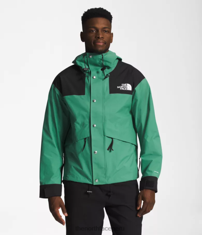 The North Face 86 chaqueta retro de montaña hombres ropa 00TVT1295 verde hierba intenso
