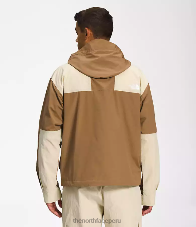 The North Face Chaqueta de montaña 86 low-fi hi-tek hombres ropa 00TVT204 marrón utilitario/grava