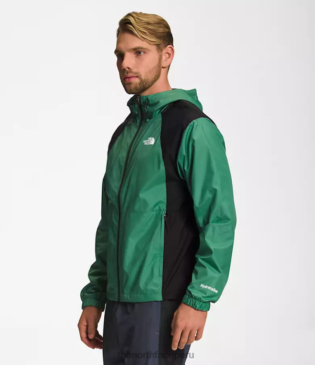 The North Face chaqueta hidrenalina 2000 hombres ropa 00TVT102 verde hierba intenso/negro tnf