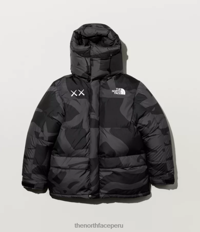 The North Face parka himalaya tnf x kaws retro 1994 hombres ropa 00TVT144 kw tnf himno negro estampado