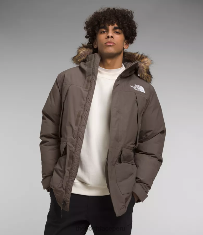 The North Face parka mcmurdo hombres ropa 00TVT2 halcón marrón