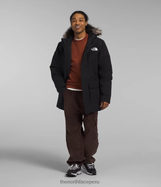 The North Face parka ártica premium hombres ropa 00TVT94 negro