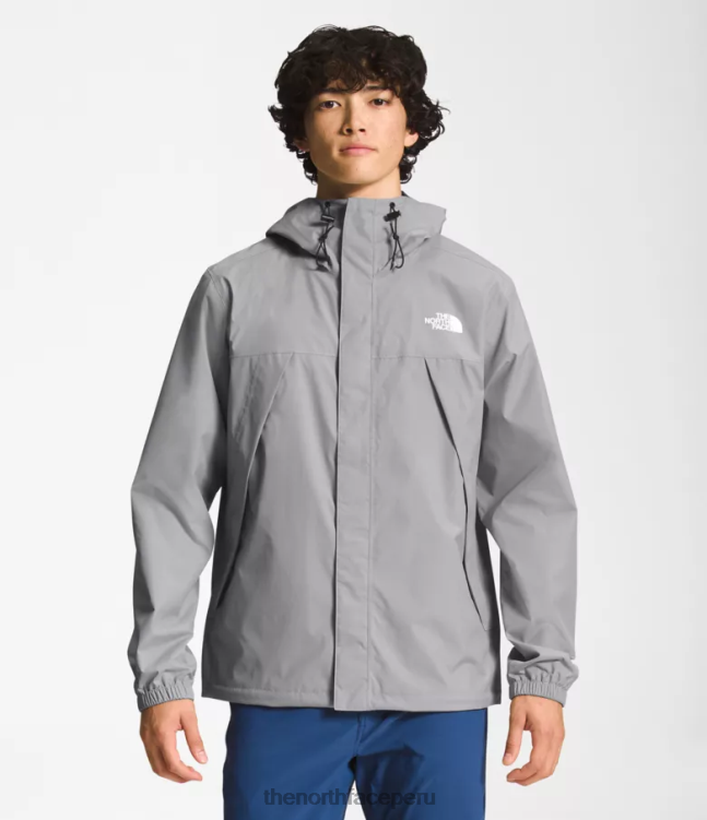 The North Face chaqueta anora hombres ropa 00TVT279 fusionar gris
