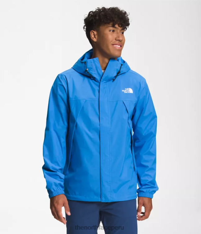The North Face chaqueta anora hombres ropa 00TVT284 azul súper sónico