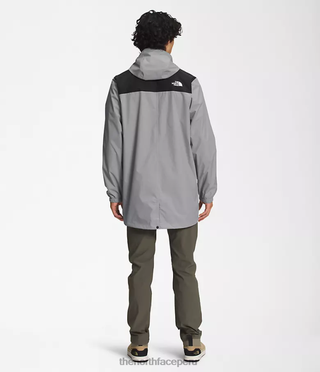 The North Face parka anora hombres ropa 00TVT539 negro/gris fundido