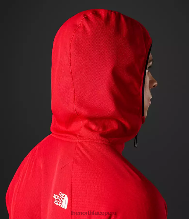 The North Face Summit Series Futurefleece sudadera con capucha y cremallera completa hombres ropa 00TVT406 tnf rojo