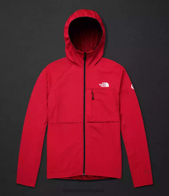 The North Face Summit Series Futurefleece sudadera con capucha y cremallera completa hombres ropa 00TVT406 tnf rojo
