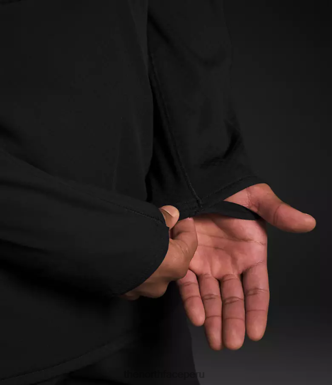 The North Face serie cumbre futurofleece lt -zip hombres ropa 00TVT353 negro