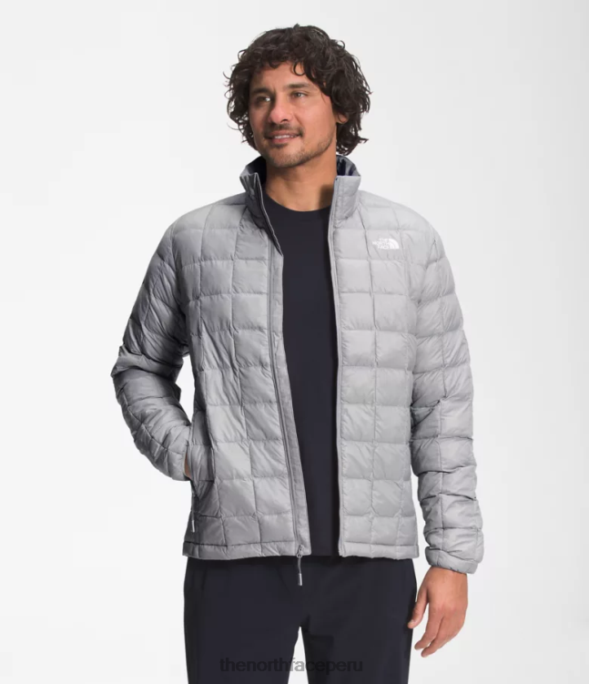 The North Face chaqueta termoball eco 2.0 hombres ropa 00TVT8 fusionar gris