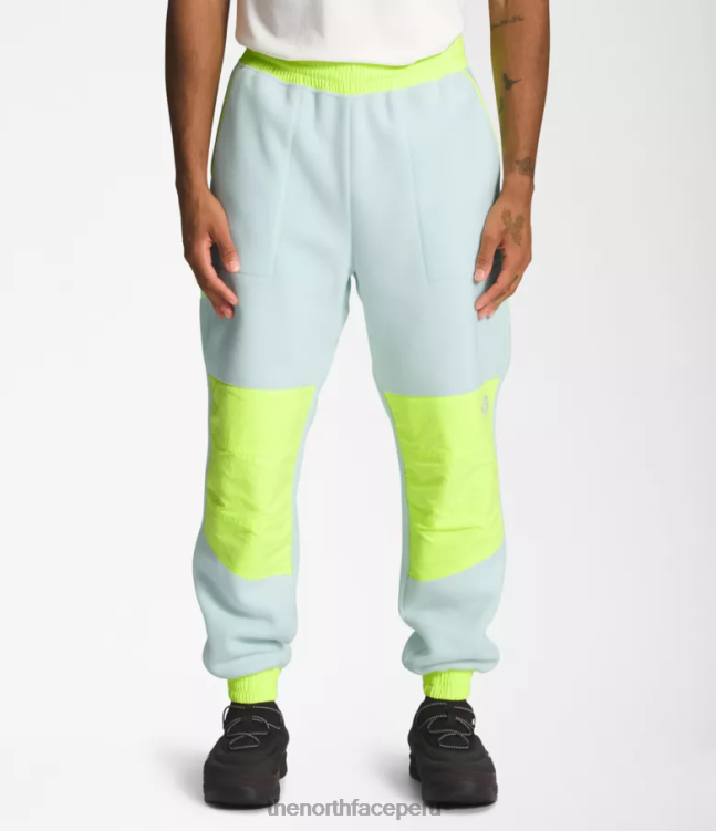 The North Face pantalones denali hombres ropa 00TVT879 claraboya azul/led amarillo