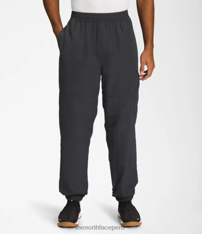 The North Face pantalones fáciles de nailon tnf hombres ropa 00TVT492 gris asfalto
