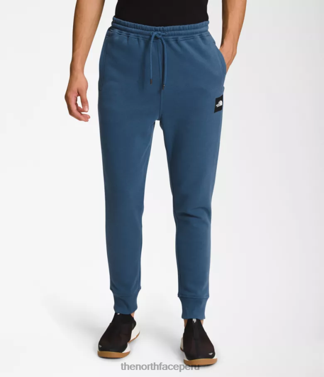 The North Face joggers box nse hombres ropa 00TVT1039 azul sombreado/negro tnf