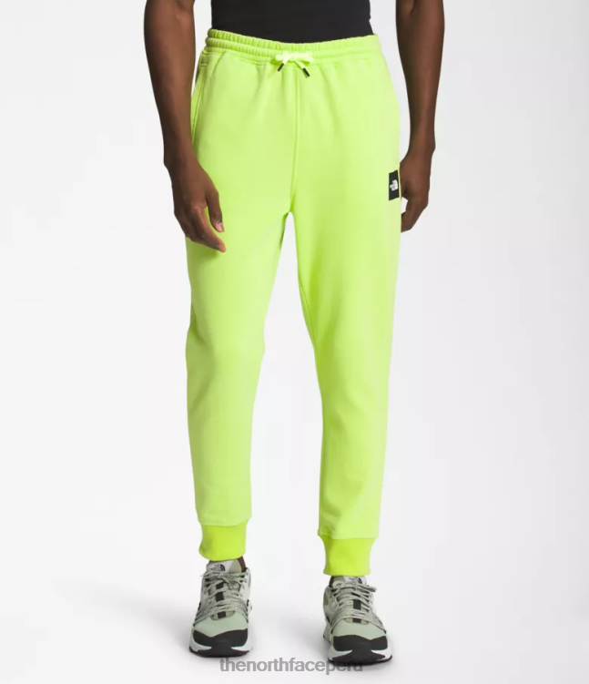The North Face joggers box nse hombres ropa 00TVT1040 led amarillo/tnf negro