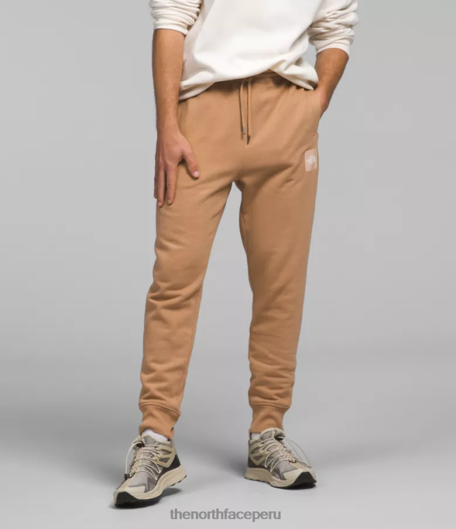 The North Face joggers box nse hombres ropa 00TVT1042 mantequilla de almendras
