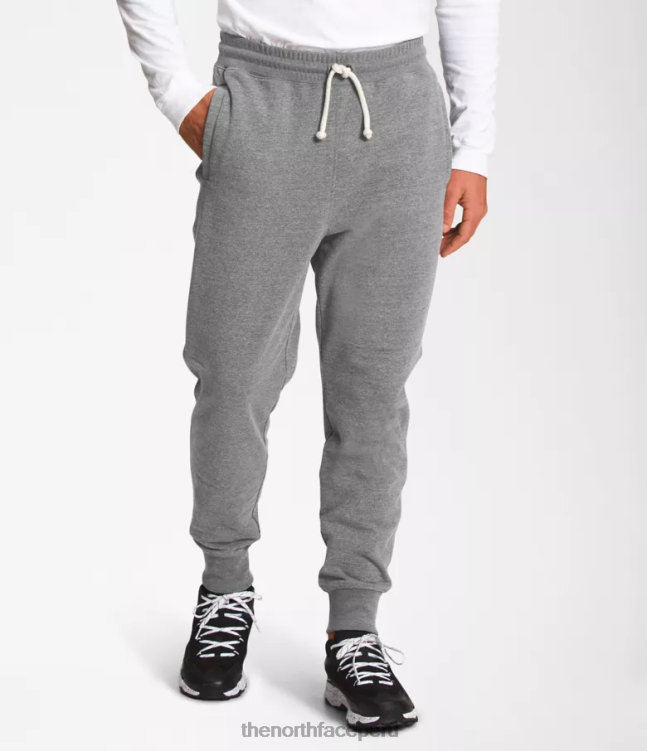 The North Face joggers con parches Heritage hombres ropa 00TVT307 tnf gris medio jaspeado