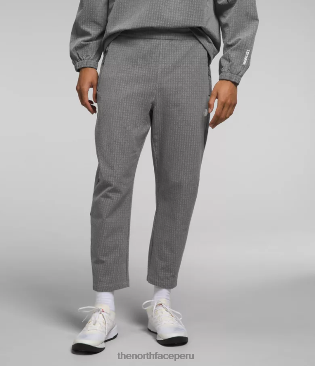 The North Face pantalones de rejilla tekware hombres ropa 00TVT417 tnf gris medio jaspeado