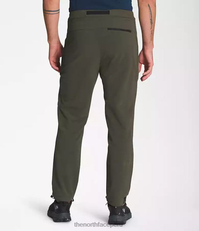 The North Face pantalones profesionales primordiales hombres ropa 00TVT27 nuevo verde topo