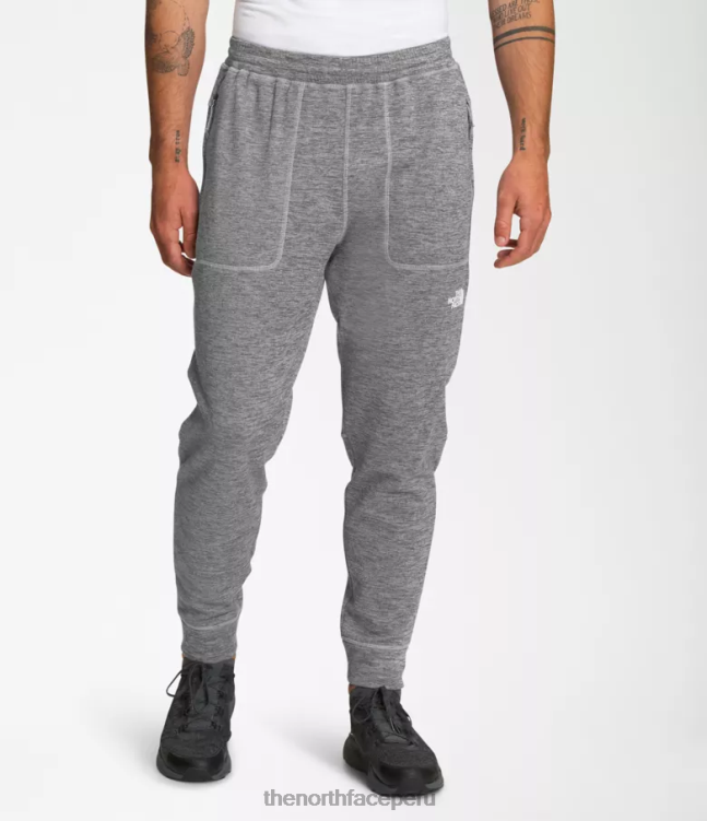 The North Face corredores de Canyonlands hombres ropa 00TVT1007 tnf gris medio jaspeado