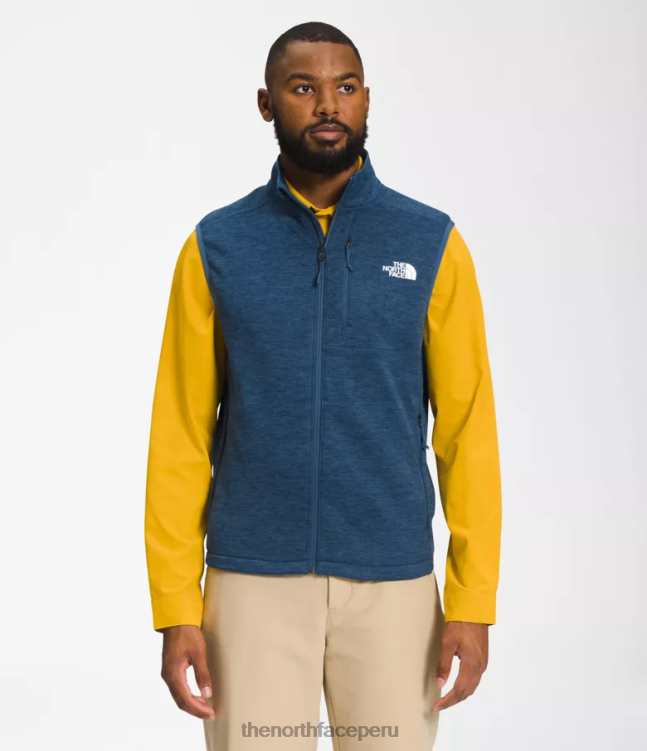 The North Face chaleco canyonlands hombres ropa 00TVT97 brezo azul sombreado