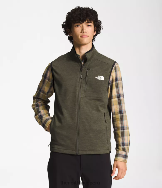 The North Face chaleco canyonlands hombres ropa 00TVT98 nuevo gris topo verde brezo