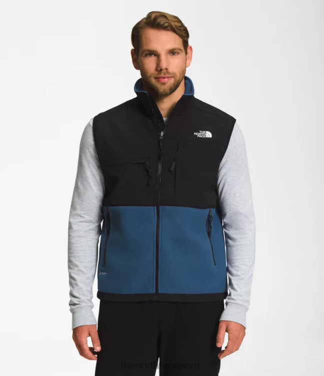 The North Face chaleco denali hombres ropa 00TVT597 azul sombreado