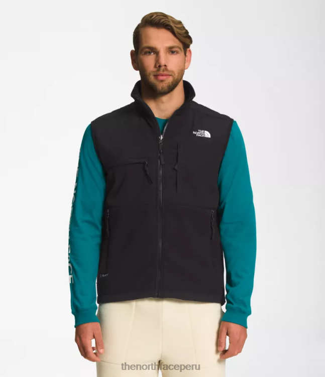 The North Face chaleco denali hombres ropa 00TVT598 negro