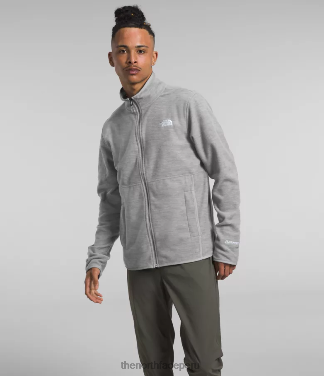 The North Face chaqueta alpina polartec 100 hombres ropa 00TVT16 tnf gris medio jaspeado