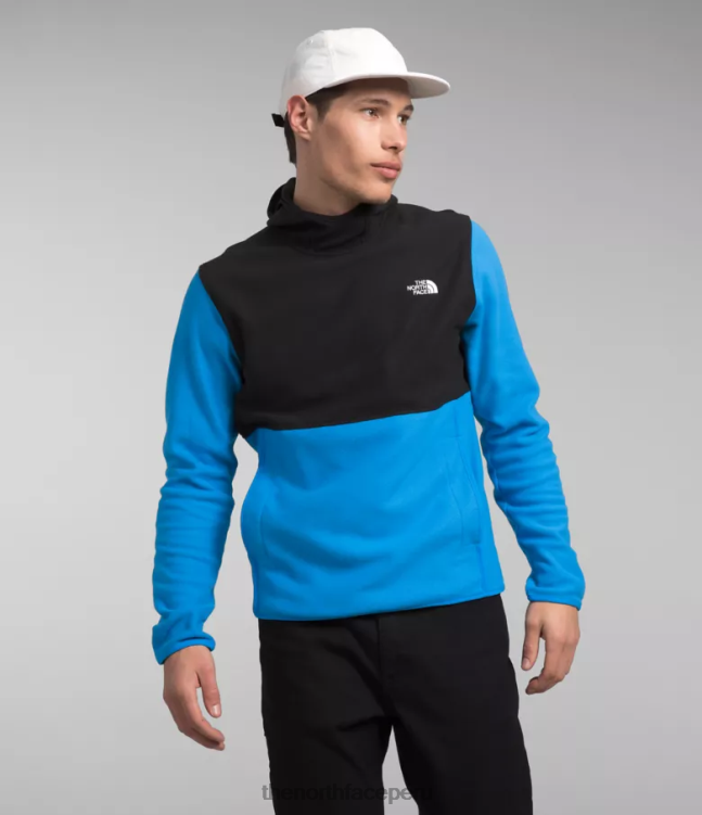 The North Face jersey alpino polartec 100 hombres ropa 00TVT119 azul óptico/negro tnf