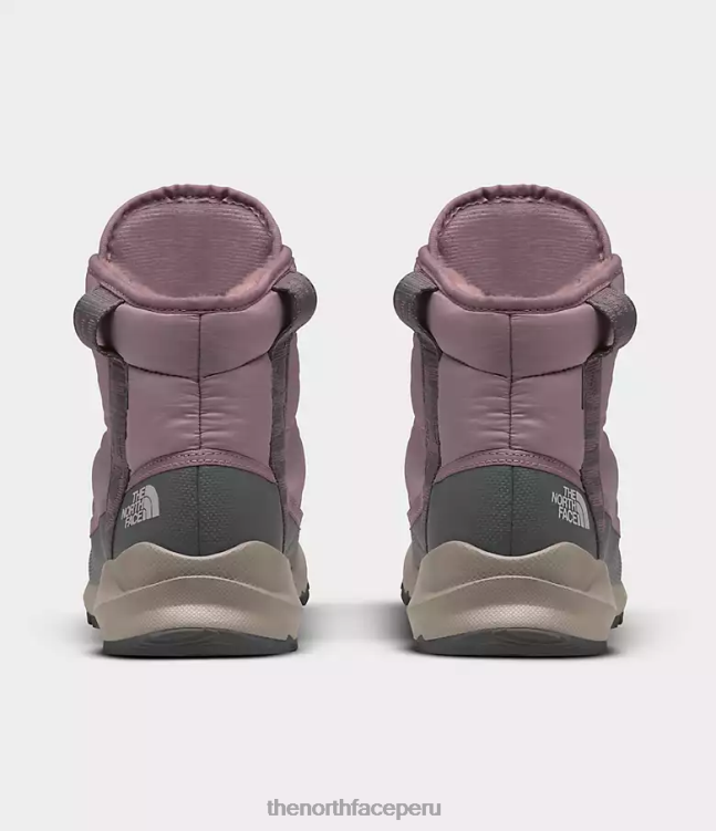 The North Face botas impermeables de lujo con cordones thermoball mujer calzado 00TVT813 gris leonado/gris asfalto