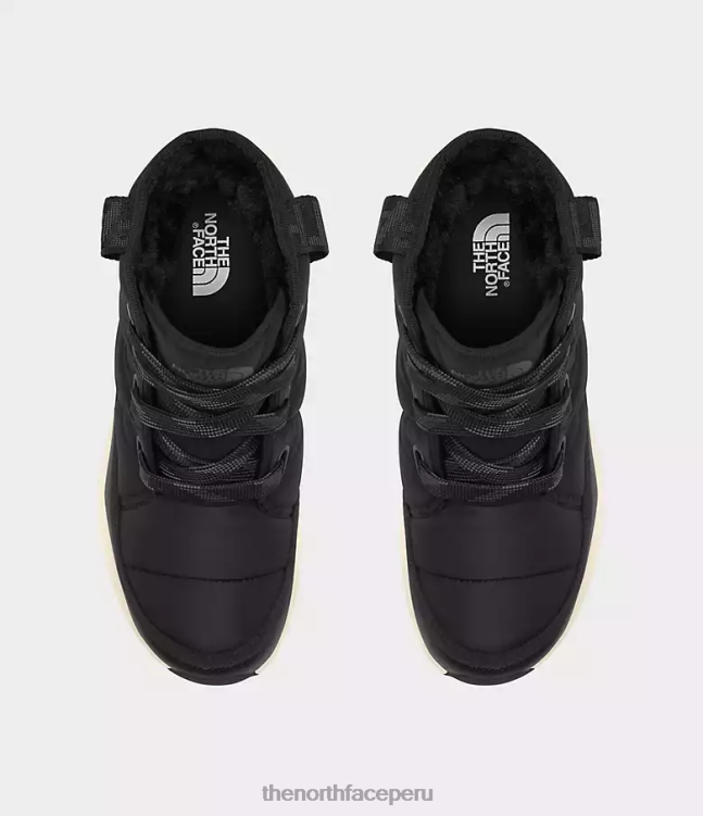 The North Face botas impermeables de lujo con cordones thermoball mujer calzado 00TVT814 tnf negro/gris asfalto