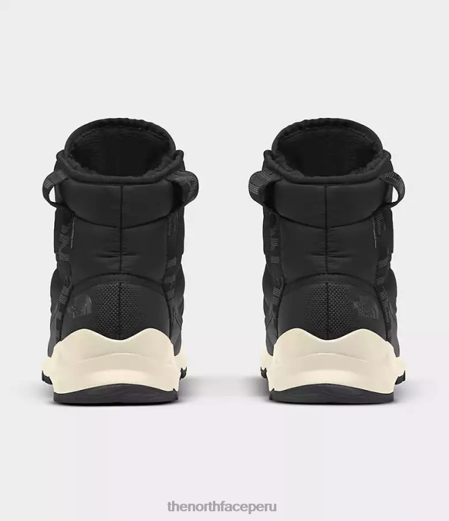The North Face botas impermeables de lujo con cordones thermoball mujer calzado 00TVT814 tnf negro/gris asfalto
