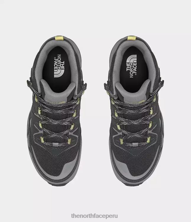 The North Face botas impermeables medias hedgehog 3 mujer calzado 00TVT685 gris asfalto/gris fundido