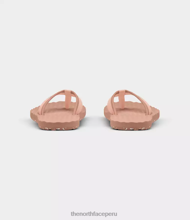 The North Face mini zapatillas sin cordones base camp ii mujer calzado 00TVT62 café crema/rosa arena tarde