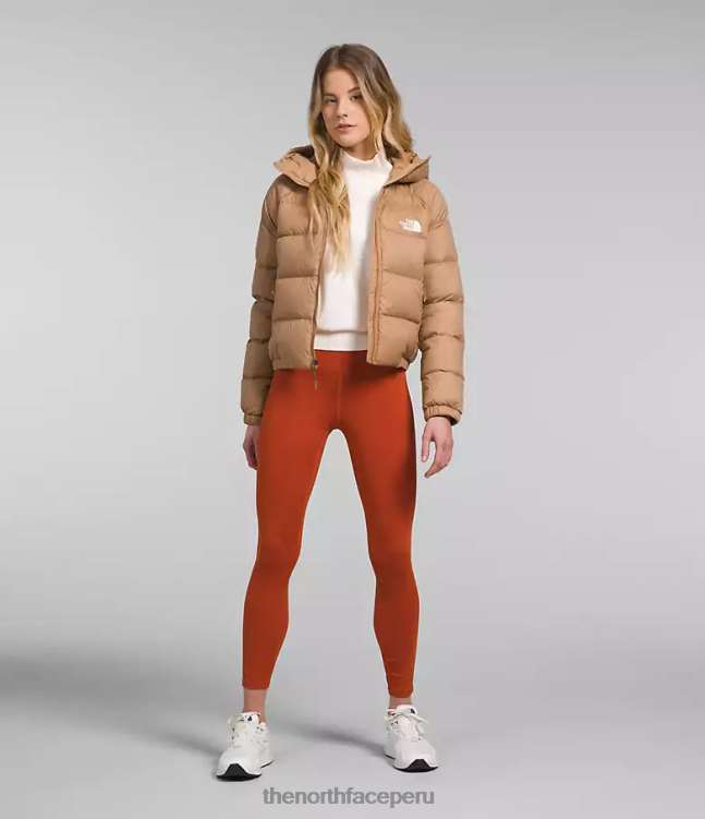 The North Face sudadera con capucha de hidrenalita mujer ropa 00TVT892 mantequilla de almendras