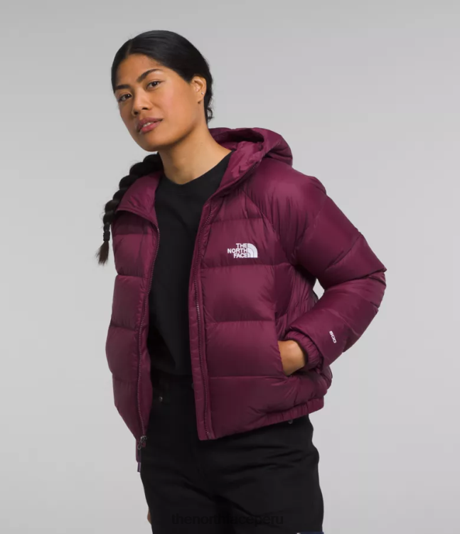 The North Face sudadera con capucha de hidrenalita mujer ropa 00TVT893 arándano
